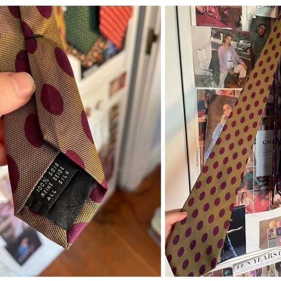 Bundle of 6 100% Silk Vintage Men’s Ties - Picture 6 of 8